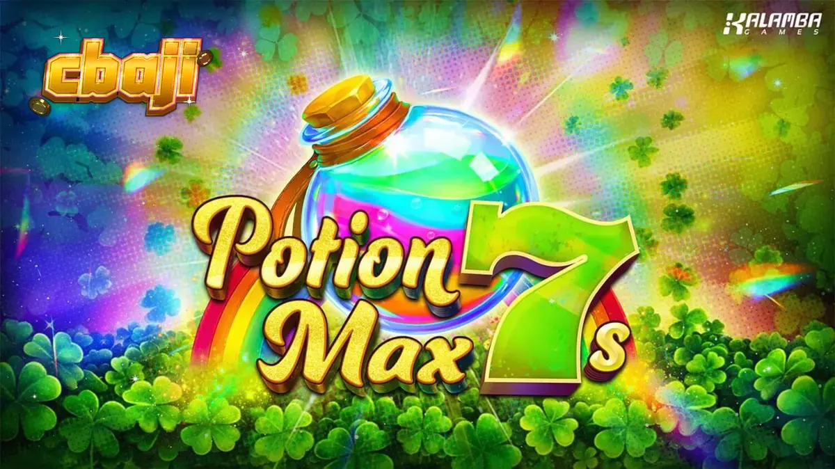 Potion Max 7s Irish themed slot machine screen with gold coins and lucky sevens